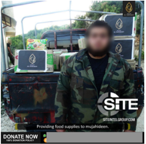 لقطة من الفيديو الداعشي