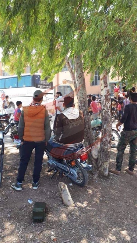 ننفرد بالفيديو والصور.. نقل عناصر «داعش» من «درعا» لـ«السويداء» 