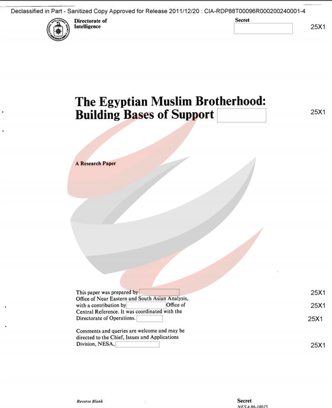 وثيقة سرية أمريكية تفضح نوايا الإخوان وزعيمهم الروحي تجاه مصر 