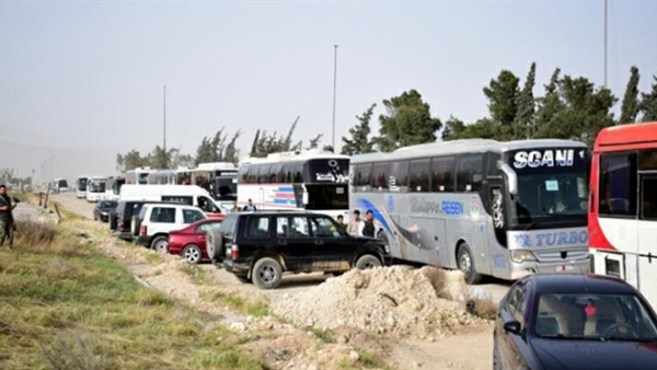 خروج عناصر جيش الإسلام-