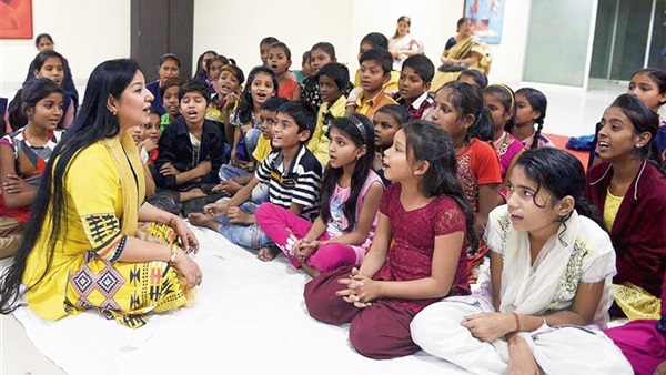 زيلا أثناء الورشة