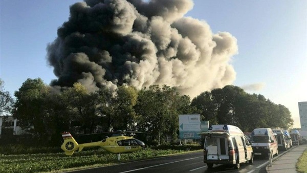 انفجار قرب مطار لينتس