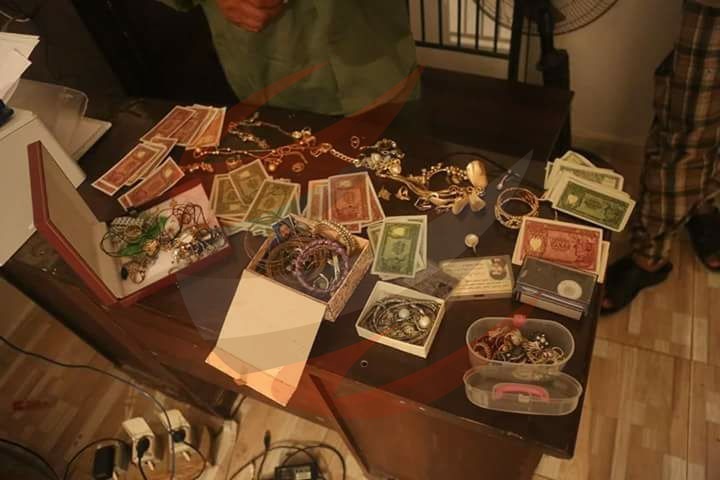 المصوغات المضبوطة