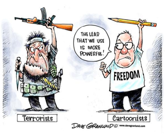 رسم كاريكاتيري للفنان