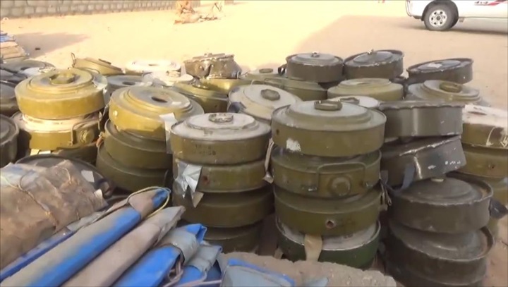 بعد هزيمتهم.. ألغام