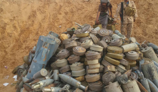 مدفعية الحوثي تنسف