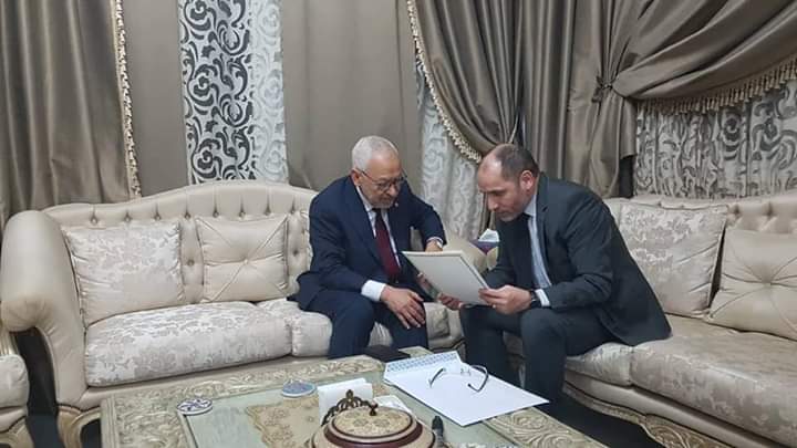 لقاء مقري والغنوشي